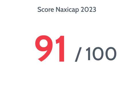 Score Naxicap 2023 - 91/100